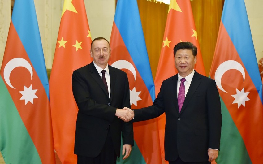 Председатель Китайской Народной Республики поздравил президента Азербайджана