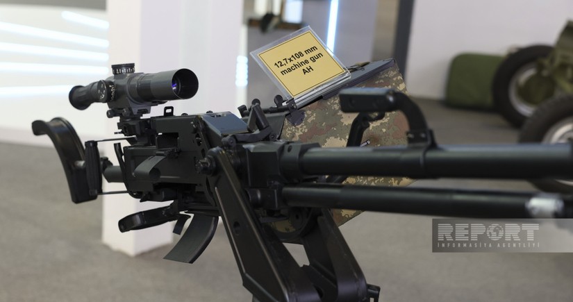 Azerbaijan unveils new machine guns at ADEX 2024