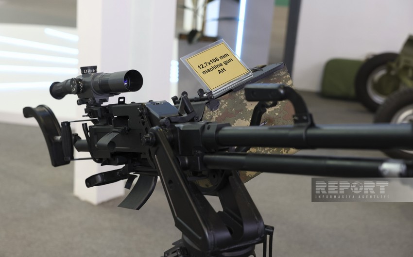 Azerbaijan unveils new machine guns at ADEX 2024