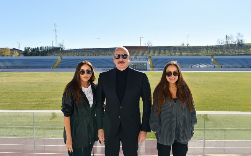 Azerbaijani president views conditions created at Guba Olympic Sports Complex after renovation 