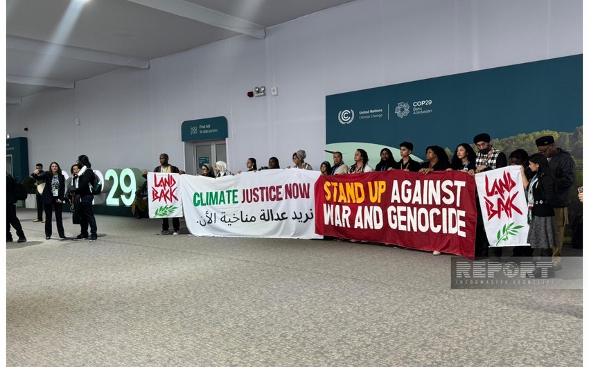 First day of COP29: Youth demand end to wars, focus efforts on climate change