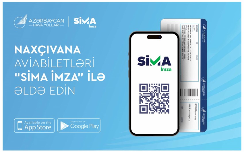 AZAL Iimplements SİMA İmza for online ticket purchases to Nakhchivan