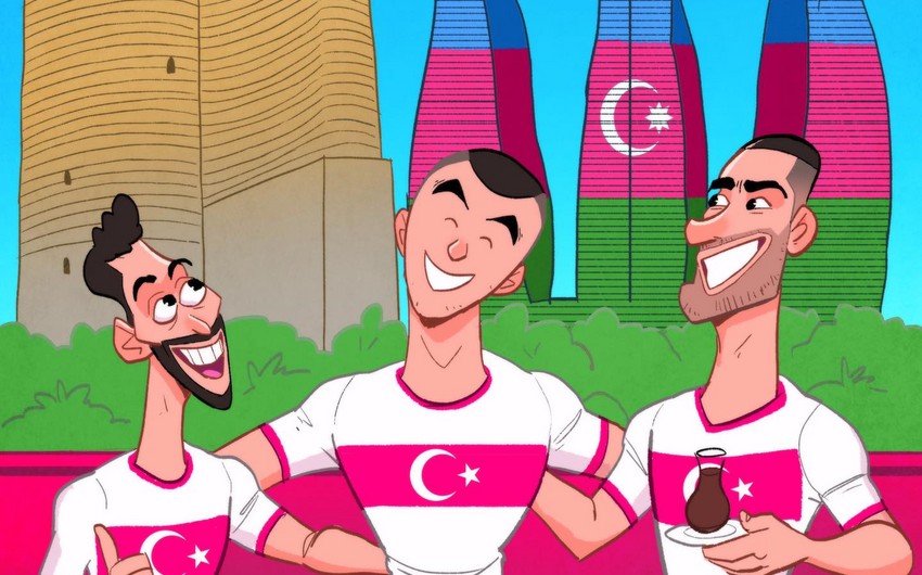 Məşhur karikaturaçı Türkiyənin Bakıda keçirəcəyi oyunlarla bağlı rəsm çəkdi