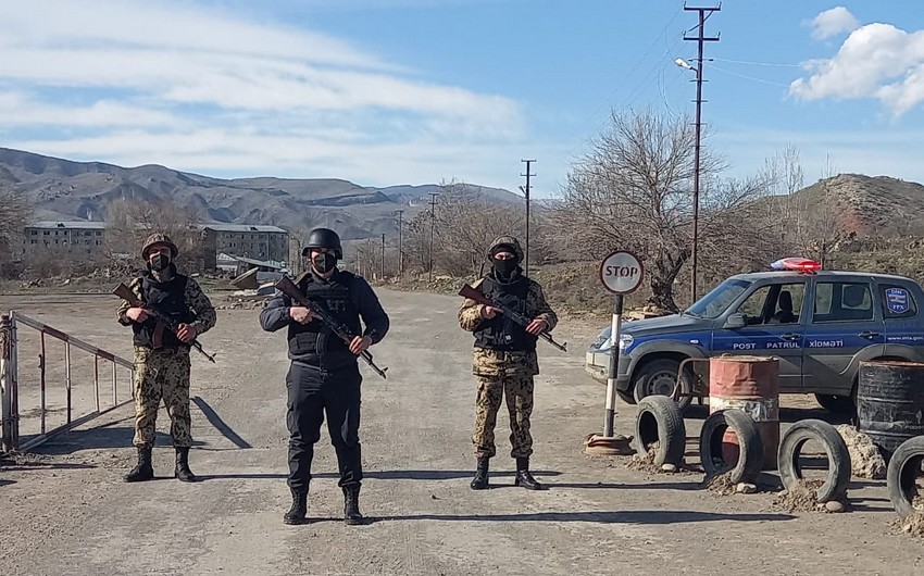 Gubadli police find weapons abandoned by retreating Armenians