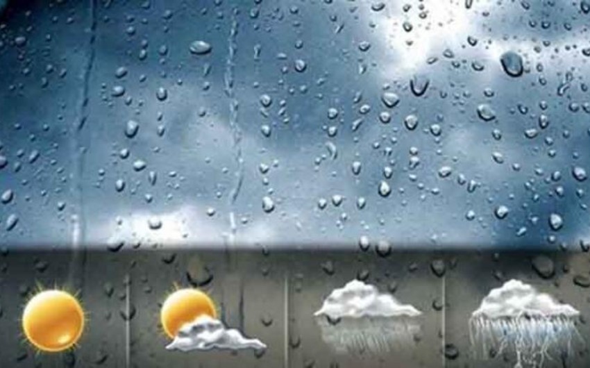 Meteorologists predict rainy weather in Azerbaijan tomorrow
