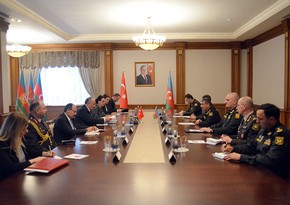 Azerbaijani defense minister meets secretary-general of Turkish National Security Council