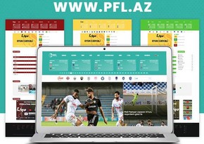 Peşəkar Futbol Liqasının yeni saytı istifadəyə verilib