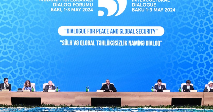 Президент Азербайджана выступил на открытии VI Всемирного форума межкультурного диалога