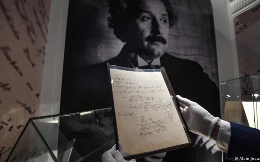 Albert Einstein relativity document sells for record $13M at Christie’s auction house
