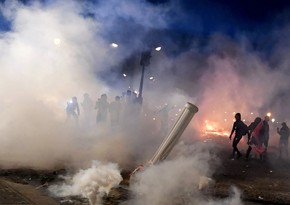 Fransa paytaxtında polis nümayişçilərə qarşı gözyaşardıcı qazdan istifadə edib