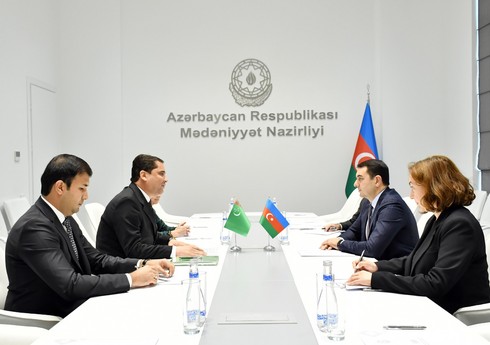Министр культуры Азербайджана встретился с туркменским коллегой