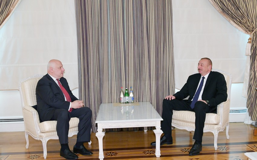 Президент Ильхам Алиев принял президента Парламентской ассамблеи ОБСЕ