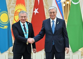 President of Uzbekistan awarded with Supreme Order of Turkic World