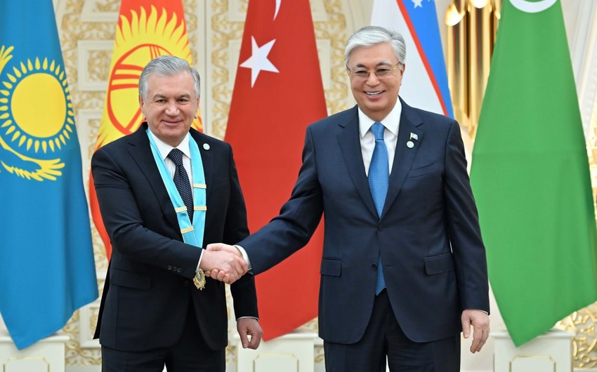 President of Uzbekistan awarded with Supreme Order of Turkic World