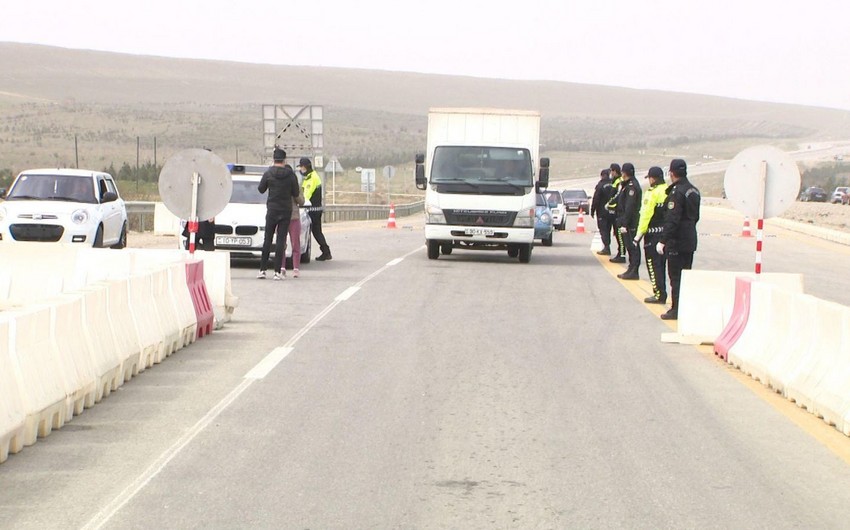 DYP: 175 nəqliyyat vasitəsi ilə postlardan keçməyə cəhd edilib