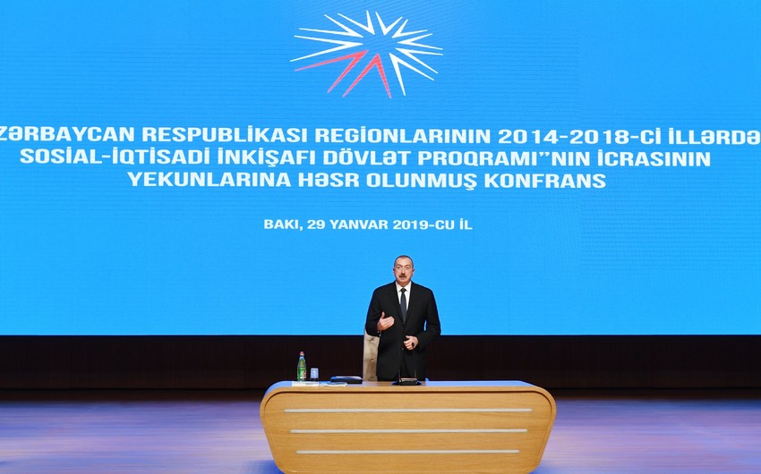 President attends conference on State Program on socio-economic development of regions