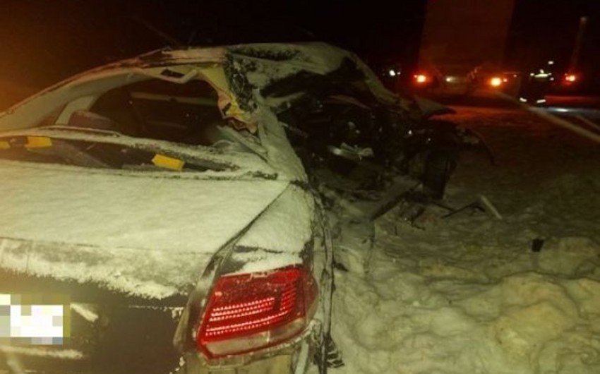 Rusiyada iki yol qəzası: 8 nəfər ölüb, 1 nəfər yaralanıb