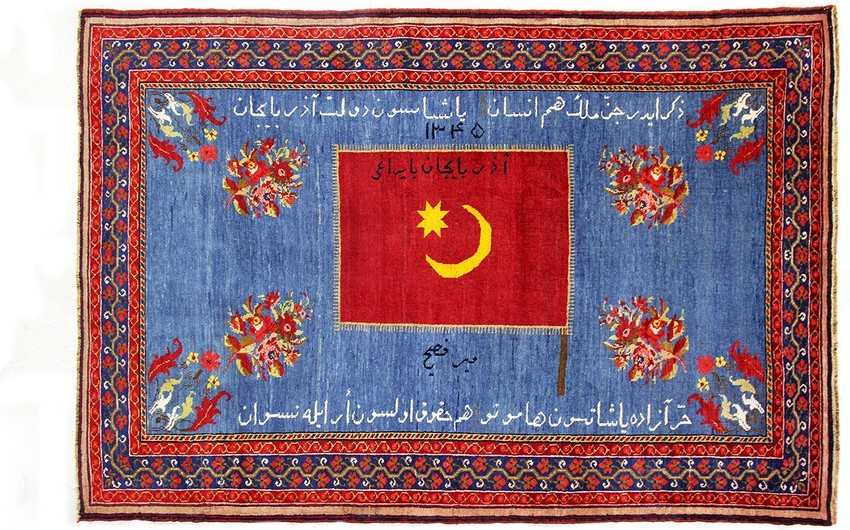Ancient and rare carpet- memory of the Azerbaijan Democratic Republic discovered
