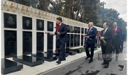 Turkish minister of justice visits Alley of Honor, Alley of Martyrs in Baku