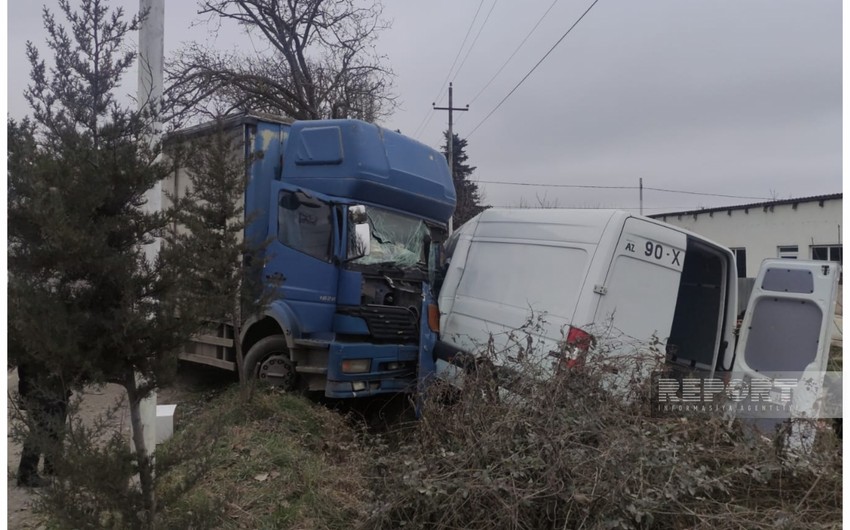 Xaçmazda iki yük avtomobili toqquşub, ölən və ağır yaralılar var - YENİLƏNİB-2