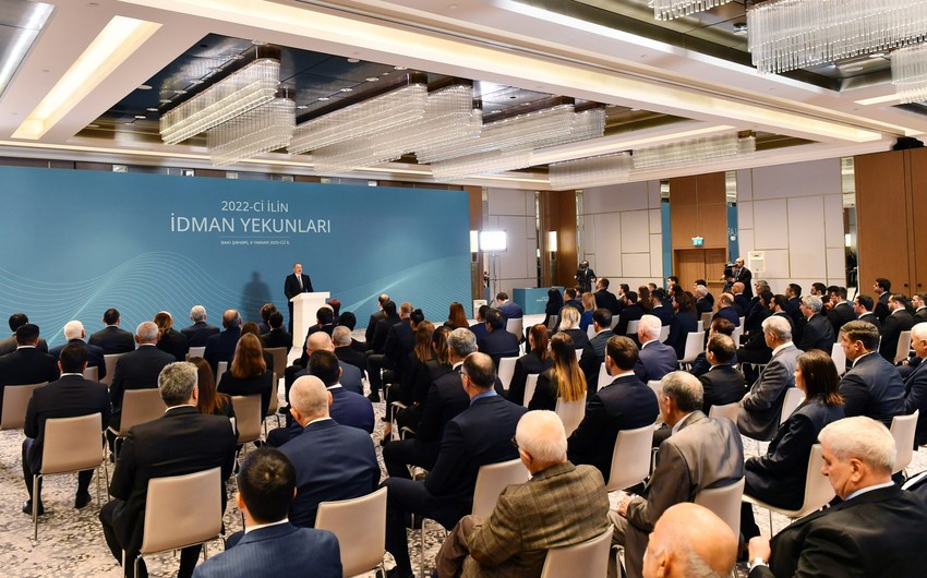 Ilham Aliyev: Azerbaijan has asserted itself in the world as a strong sports nation