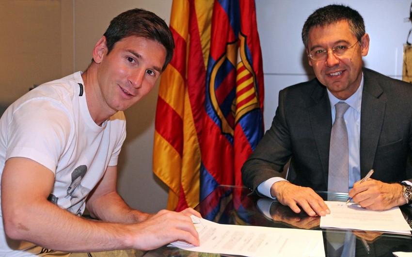Messi Barselona ilə müqaviləsini artırmaq istəmir