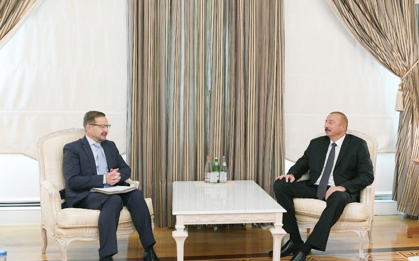 President Ilham Aliyev receives OSCE Secretary General
