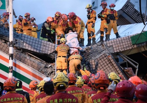 Землетрясения на Тайване, есть погибший и раненые