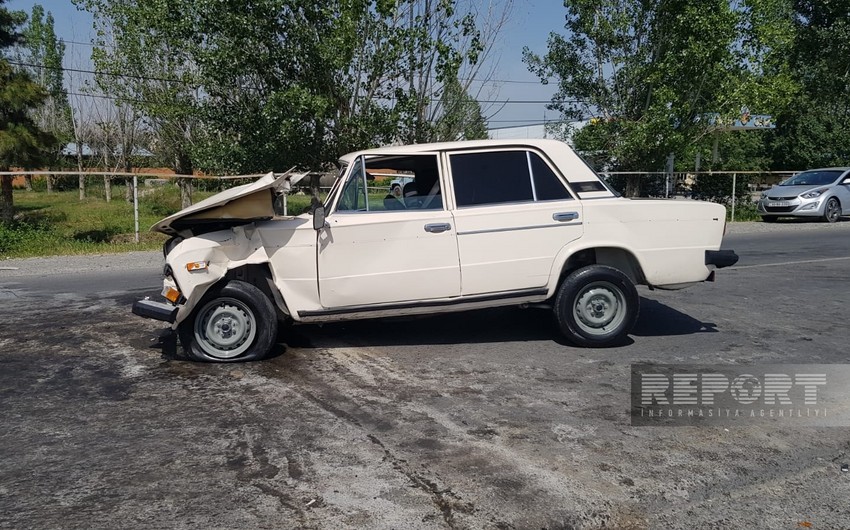 В Гёйчае столкнулись два автомобиля, есть раненые