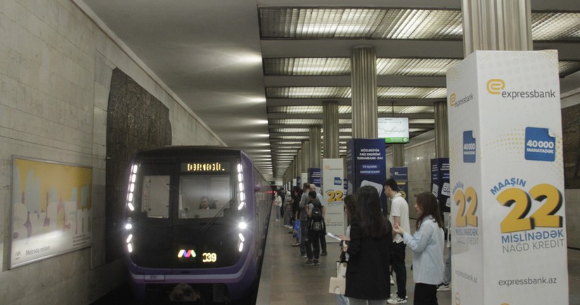 Bakı metrosunun “Neftçilər” stansiyasında işıqlandırma sistemi yenilənib