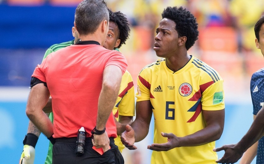 Фанаты сборной Колумбии угрожают Карлосу Санчесу смертью за удаление в матче с Японией