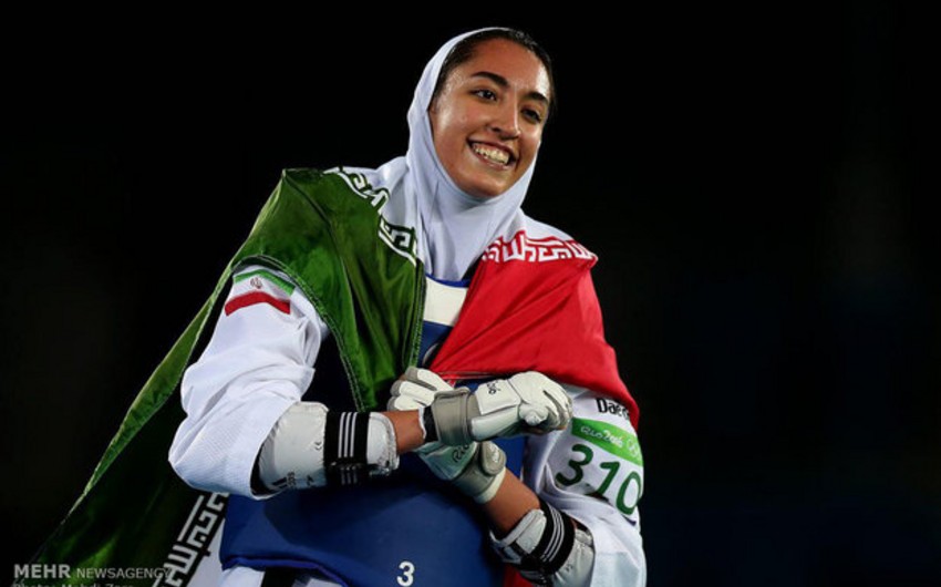 Female taekwondo fighter that won historic medal for Iran, is of Azerbaijani origin