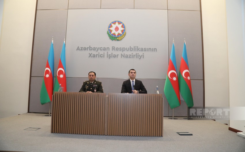 Azerbaijan’s MFA hosts briefing regarding new facts of illegal military activities by Armenia exposed in Garabagh region 
