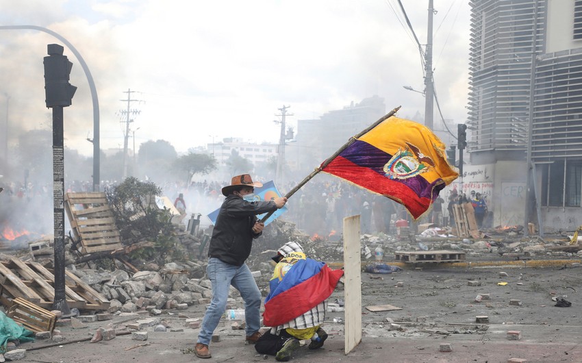 В Эквадоре в ходе антиправительственных протестов задержали 37 человек