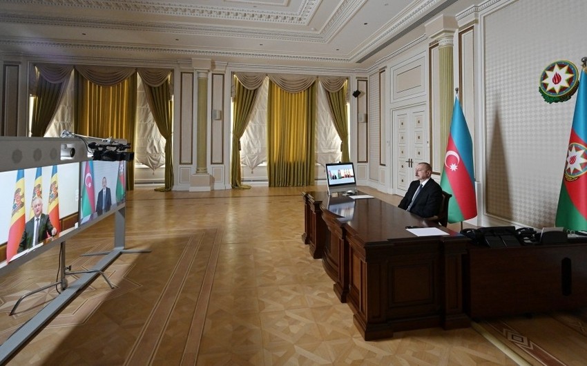 Moldova Prezidenti yardıma görə Azərbaycana təşəkkür edib