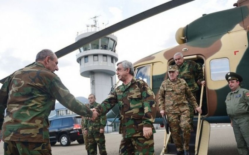 Serzh Sargsyan arrived in occupied territories of Azerbaijan