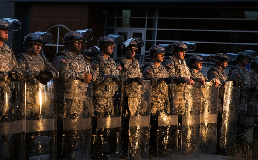 Военнослужащие Национальной гвардии США направились к Конгрессу