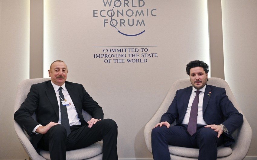 Azerbaijan, Montenegro discuss cooperation in Davos