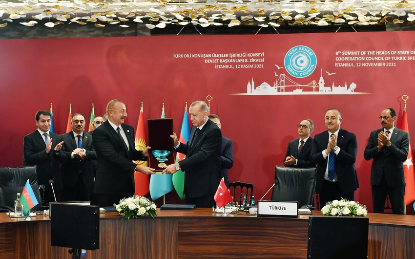 Türk Dünyasının Ali Ordeni İlham Əliyevin təşkilatın inkişafına verdiyi töhfənin qiymətləndirilməsidir