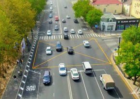 Bakının Azadlıq prospektinin bir hissəsi təmir edilib