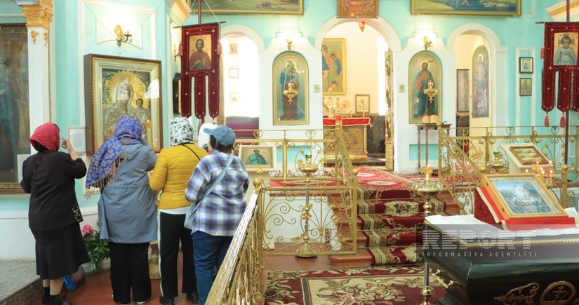 В Гяндже православные христиане отметили  Пасху