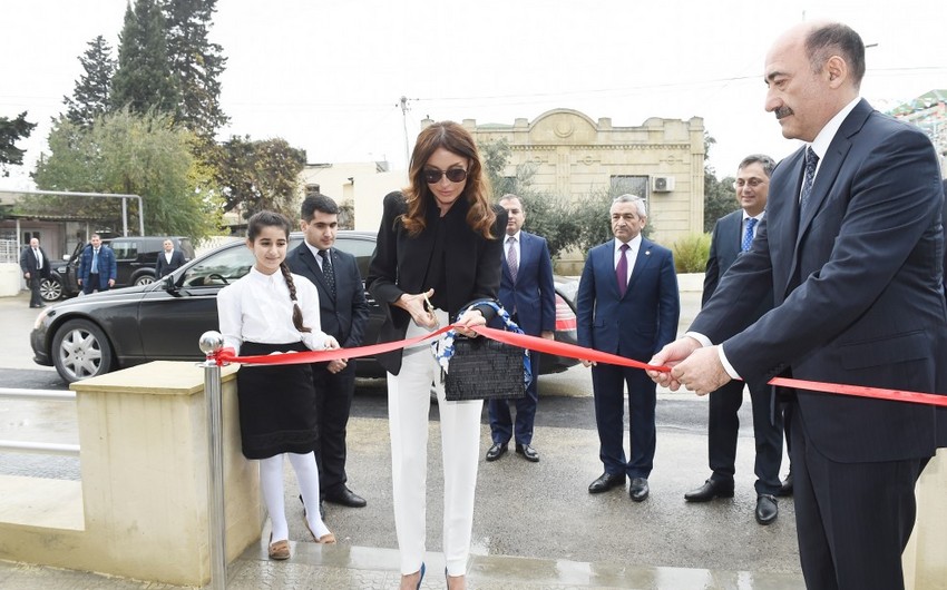 First Vice-President Mehriban Aliyeva opens new building of Mashtagha Cultural Center
