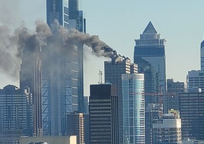 В Филадельфии загорелся многоэтажный дом
