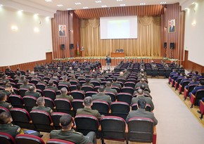 Проведены учебно-методические сборы с сотрудниками кадровых органов Азербайджанской армии