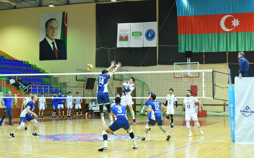 Kişi voleybolçular arasında Azərbaycan Yüksək Liqasında IX tura yekun vurulub