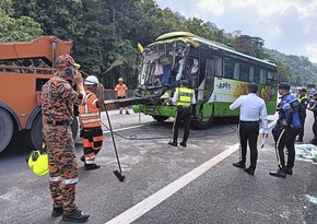 Meksikada baş verən yol qəzasında 24 nəfər ölüb