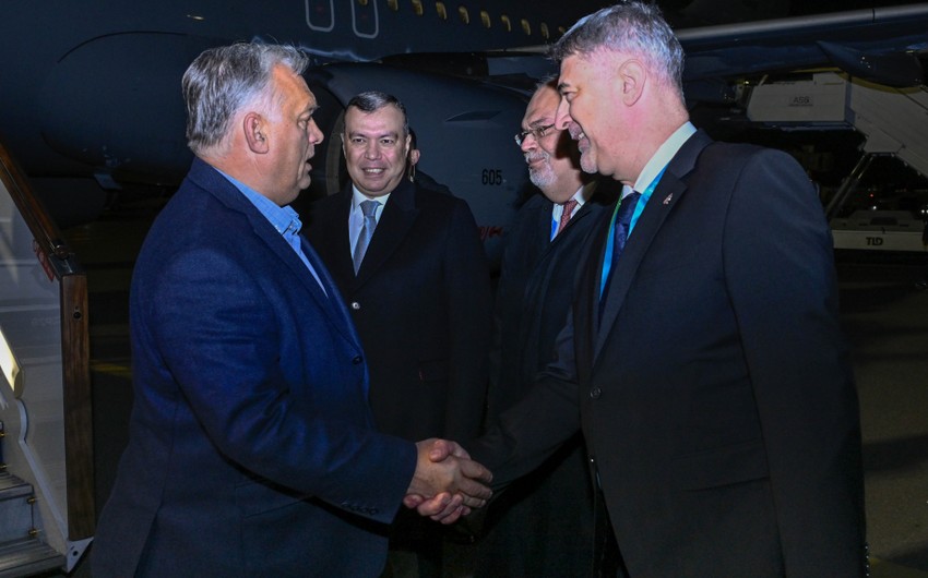 Viktor Orban arrives in Azerbaijan for COP29