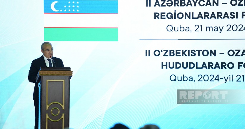 Azerbaijan's economy minister invites business community of Uzbekistan to take part in COP29