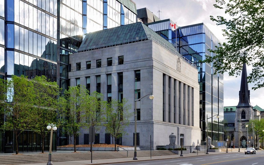 Kanada Mərkəzi Bankı əsas faiz dərəcəsini artırıb