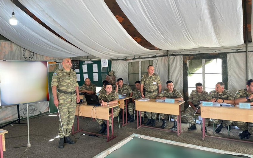 Azərbaycan Ordusunda briqada komanda-qərargah təlimi keçirilir